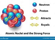 What is the strong force in an atom?