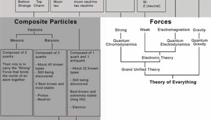 What are the composite particles of an atom?