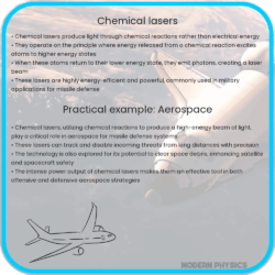Chemical Lasers: What Are They Good For (And Why the Military Loves Them)