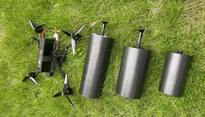 Is it possible to power a drone through an optic fiber?