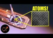 On which machine were atoms discovered?