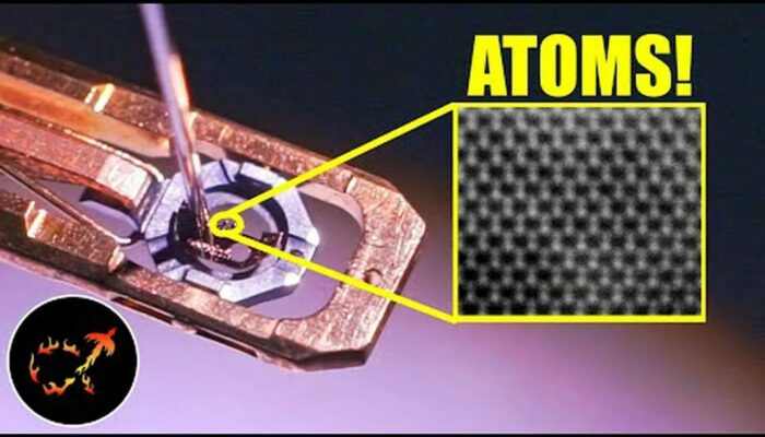 On which machine were atoms discovered?