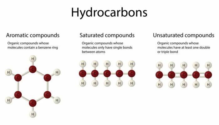 Is a hydrocarbon an atom or a molecule?