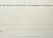Which particle is not in nucleus?