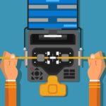 What is a splice fiber optic cable?