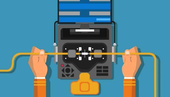 What is a splice fiber optic cable?