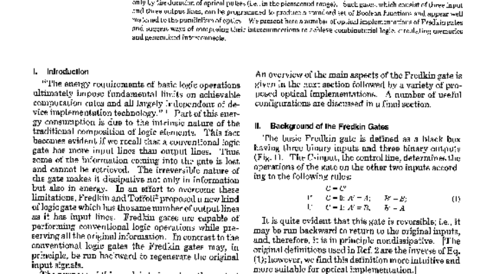 What are some applications of Fredkin gates?