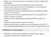 What are the job opportunities of being an optical engineer?