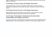 What’s the environmental impact of biogas?