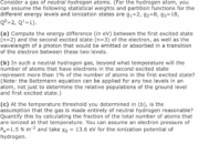 Is a single hydrogen atom still considered to be a gas?