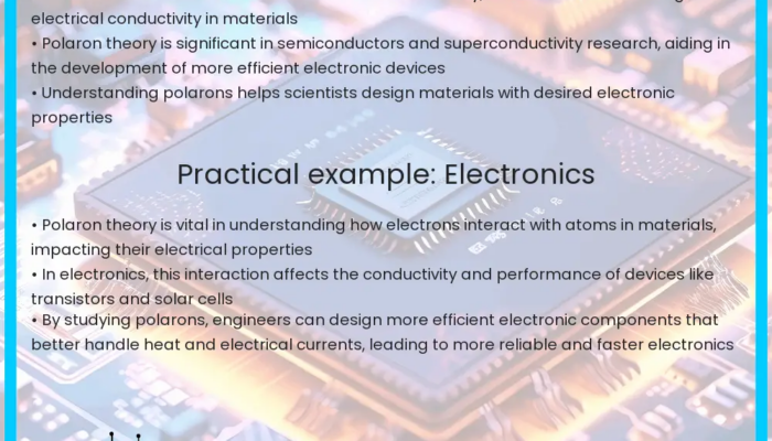 What is a polaron in condensed matter physics?