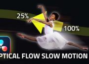Slowing Light with Caesium: Optical Images in Slow Motion