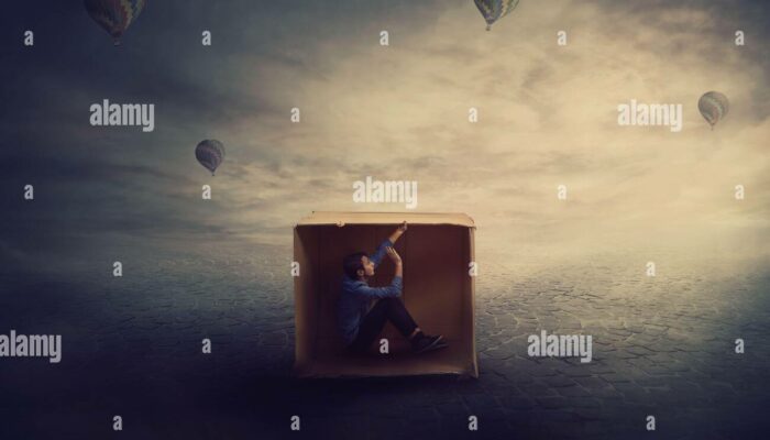 You’re trapped in a cardboard box. How do you get out?