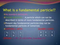 What material are fundamental particles made out of?