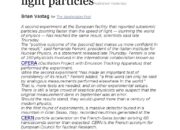Is There a Particle Faster Than Light? Scientists Respond