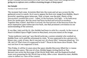 Is the Hubble Space Telescope Humanity’s Greatest Space Achievement?