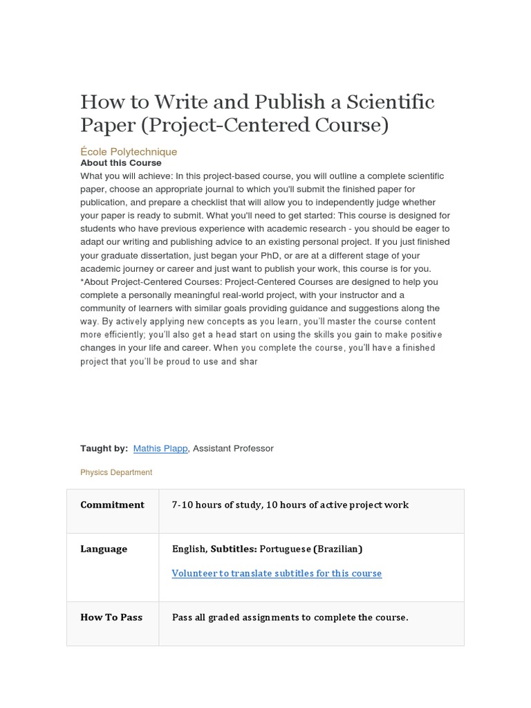 How to Publish a Scientific Paper (Step-by-Step Guide)