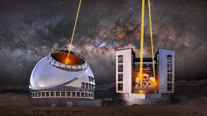 Could We Build Giant Telescope Arrays in Space?