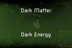 Dark Matter vs Dark Energy—What’s the Difference?