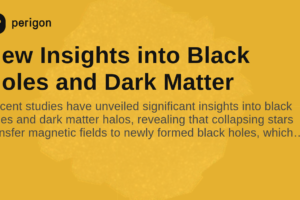 Could Black Holes Be Connected to Dark Matter?