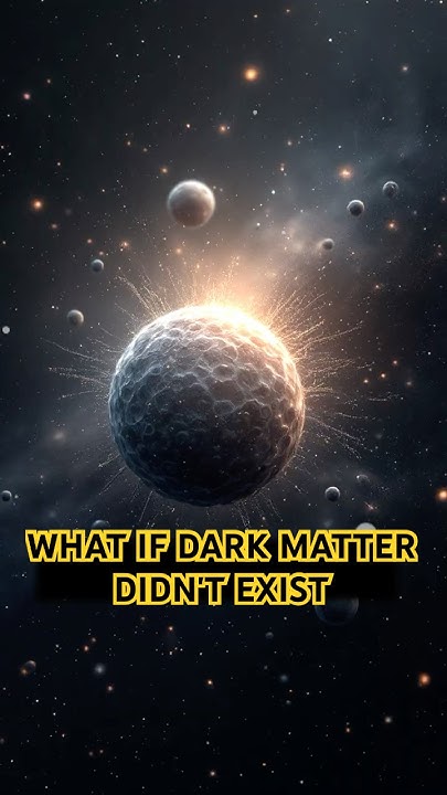 What If Dark Matter Didn’t Exist at All?